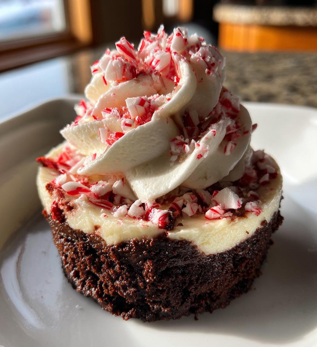 chocolate peppermint cheesecake