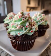 chocolate peppermint cupcakes