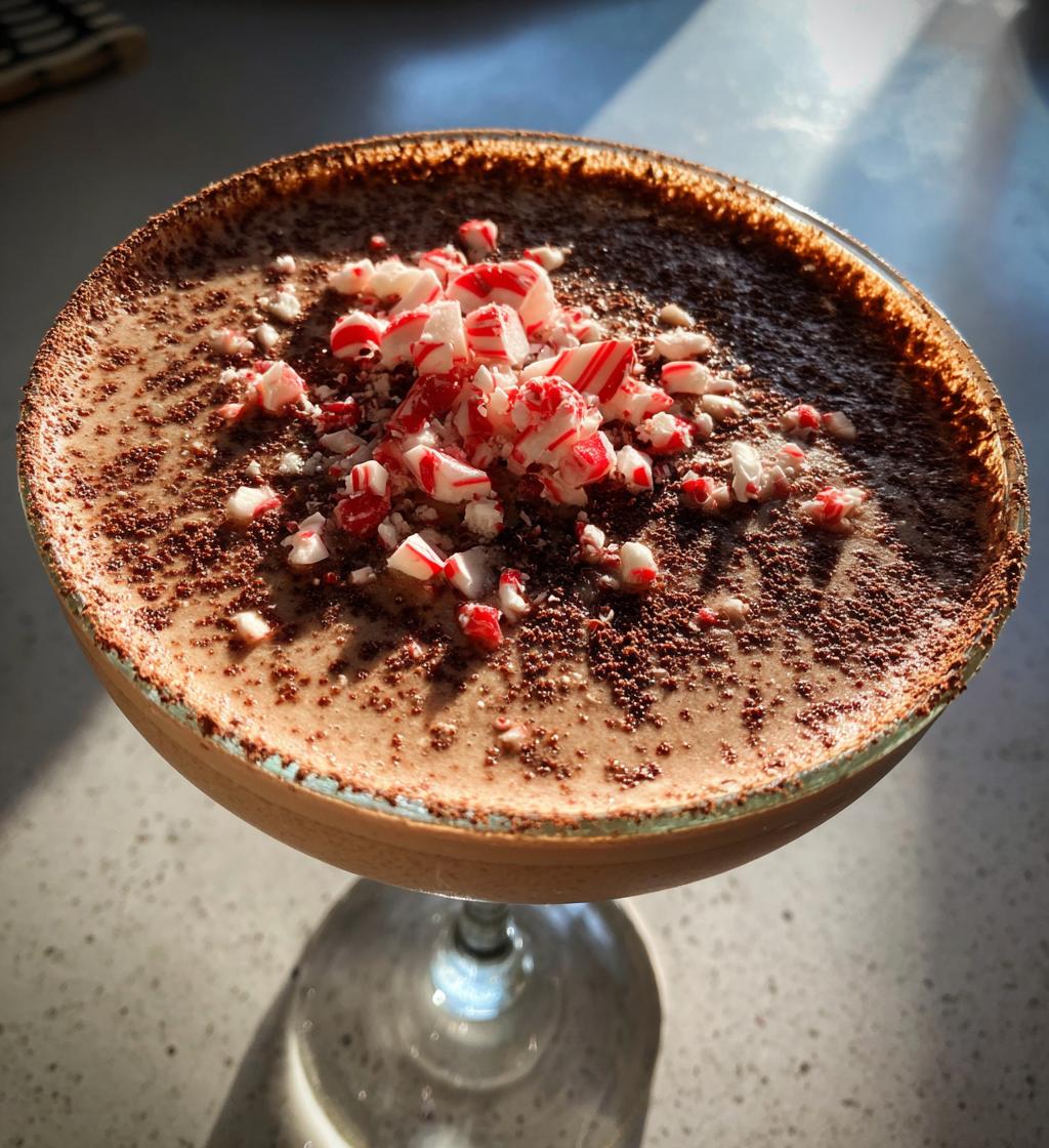 chocolate peppermint martini