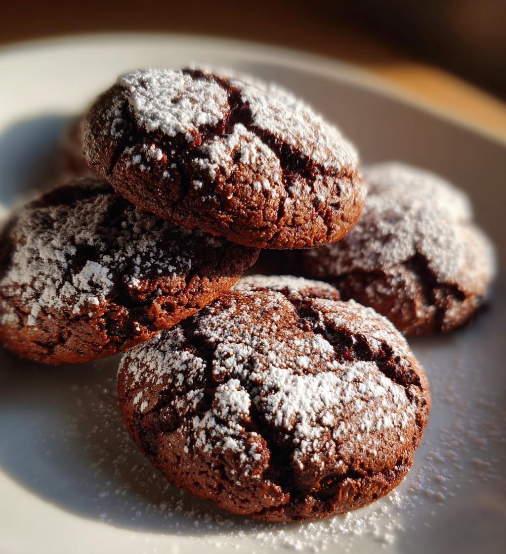 chocolate snowball cookies