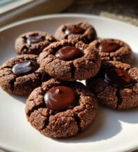 chocolate thumbprint cookies