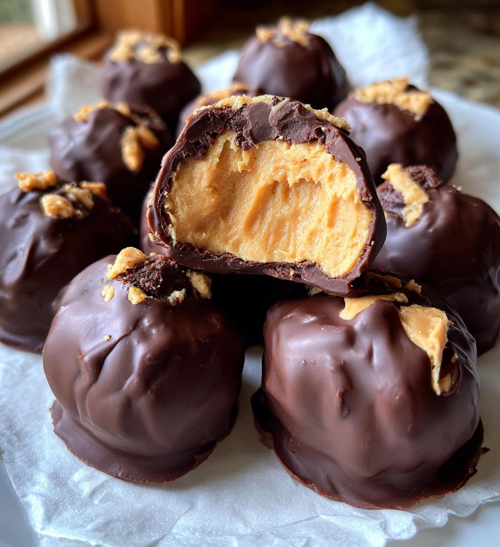 classic peanut butter buckeyes