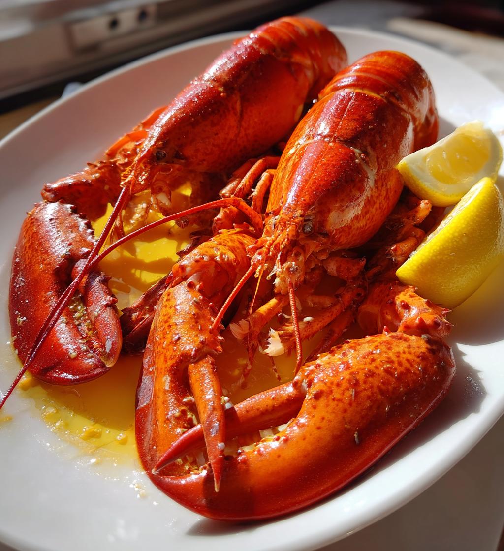cooking lobster