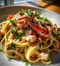 crab and lobster pasta