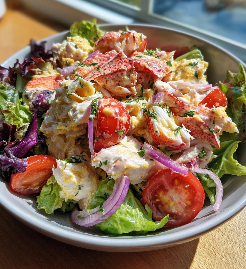 crab and lobster salad