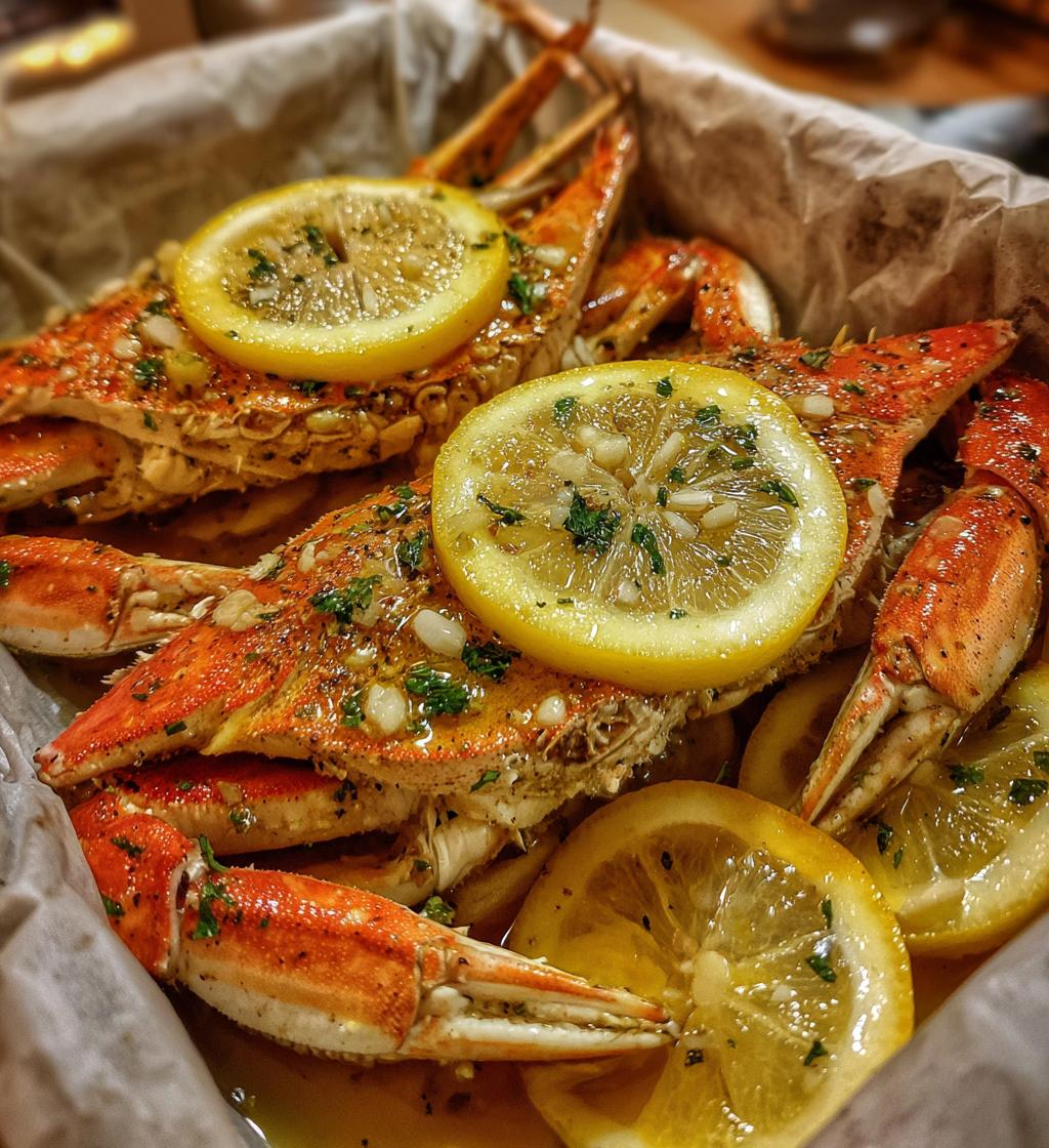 crab legs in a bag