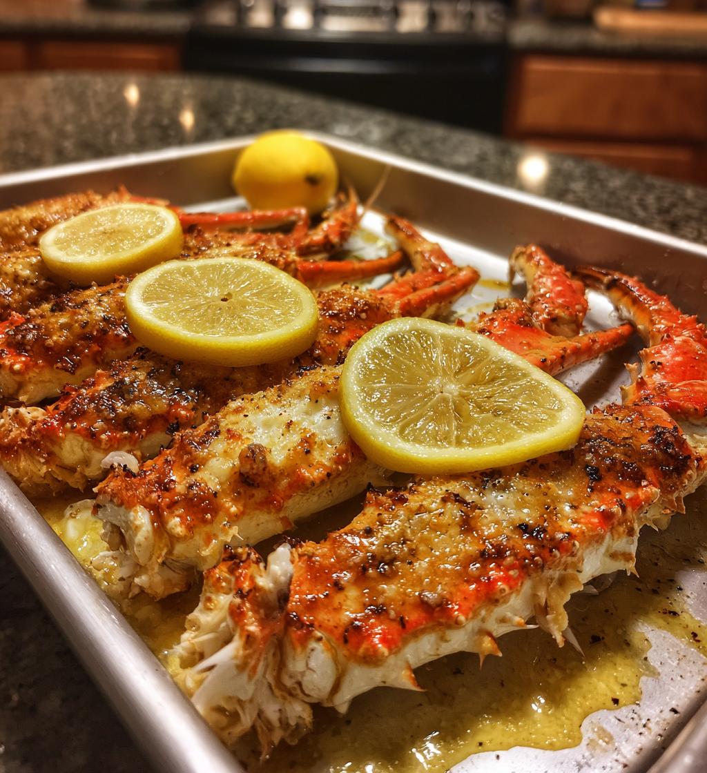 crab legs in the oven