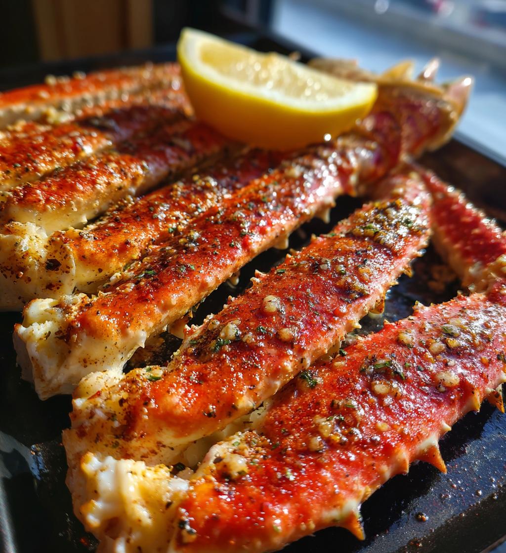 crab legs on blackstone