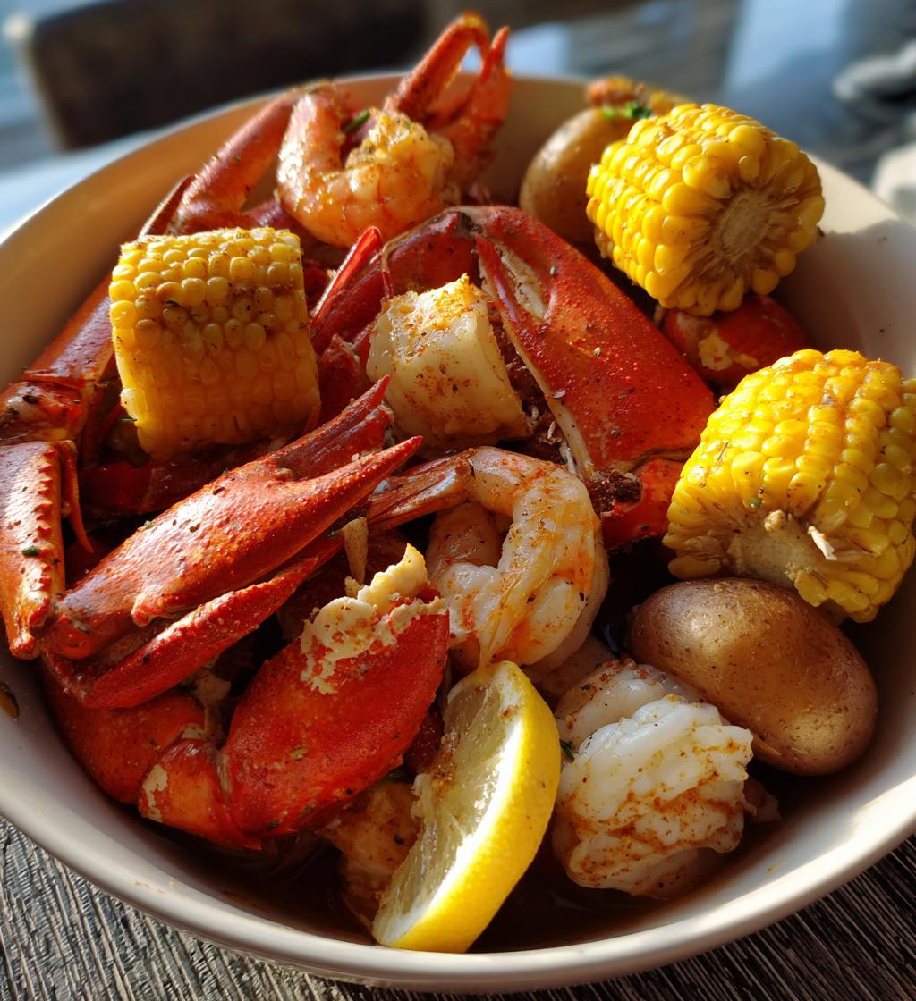 crab lobster shrimp boil