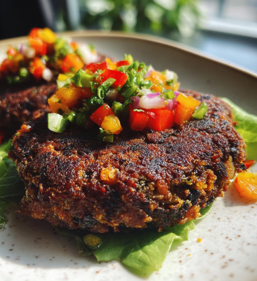 daniel fast black bean burger