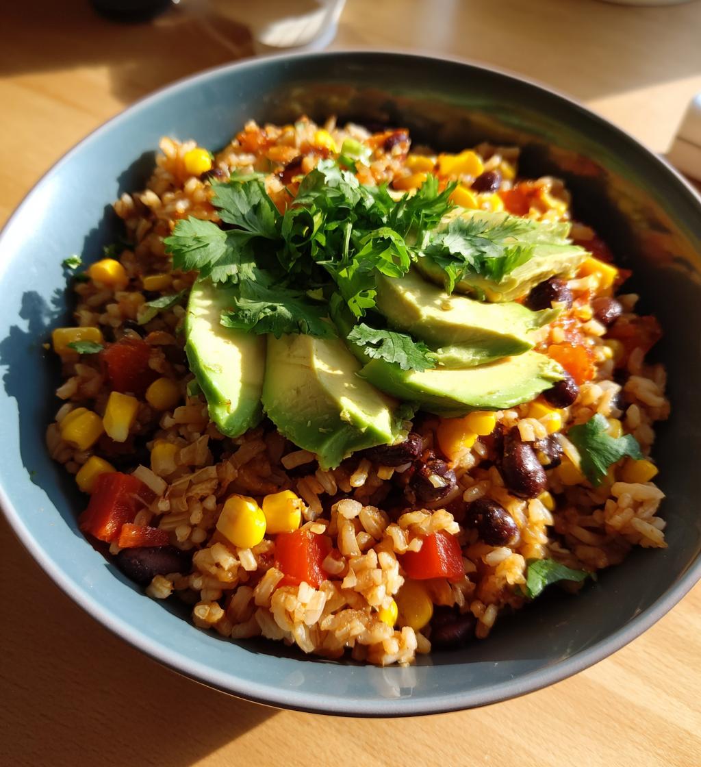 daniel fast burrito bowl