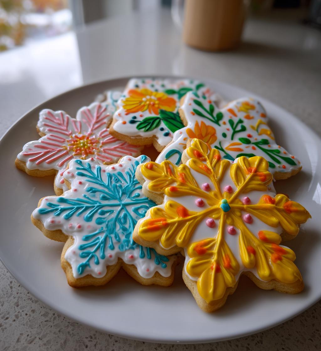 decorating cookies with royal icing