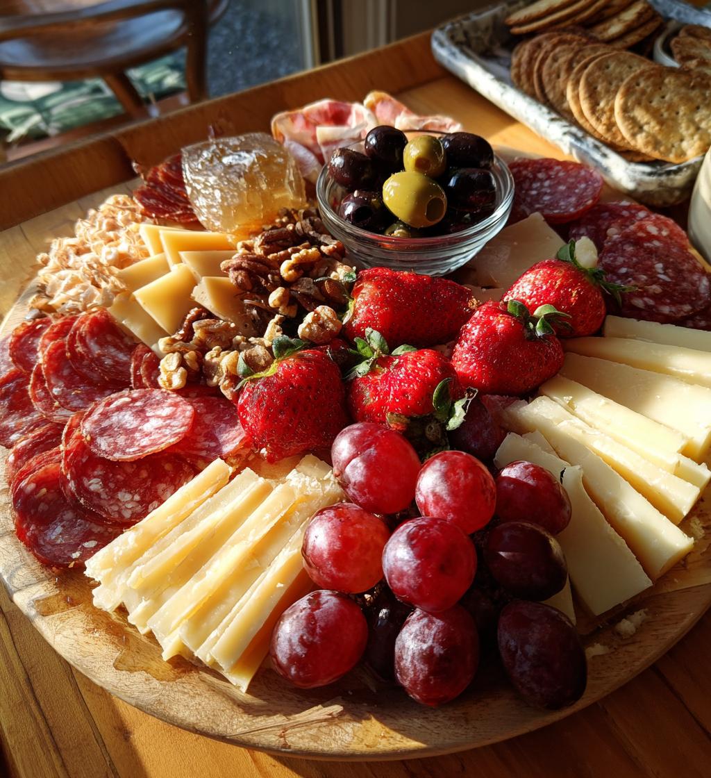 easy valentine charcuterie board