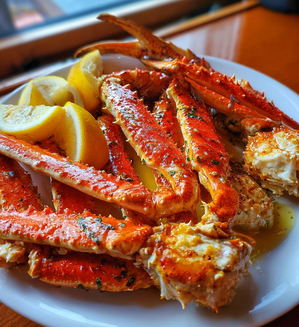 eating crab legs