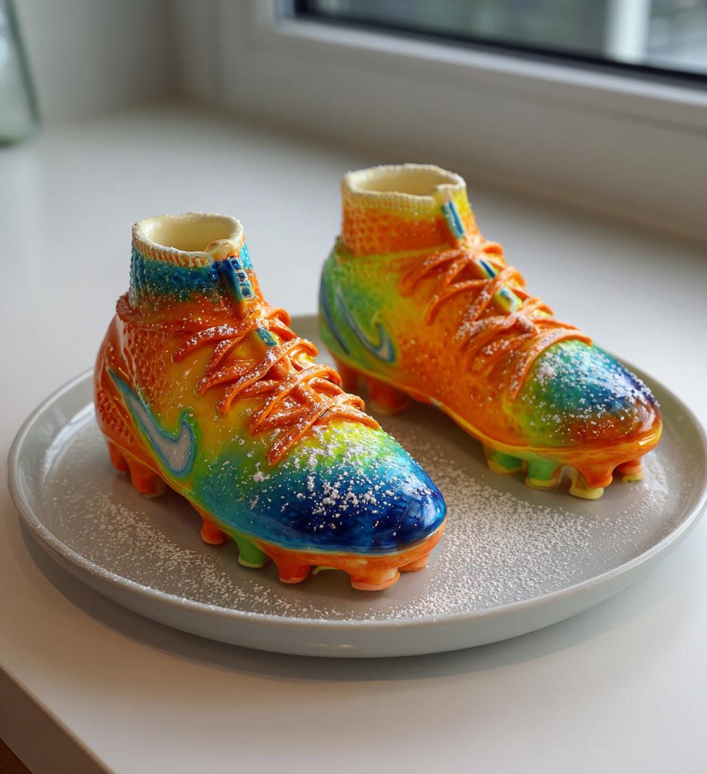 fondant football boots