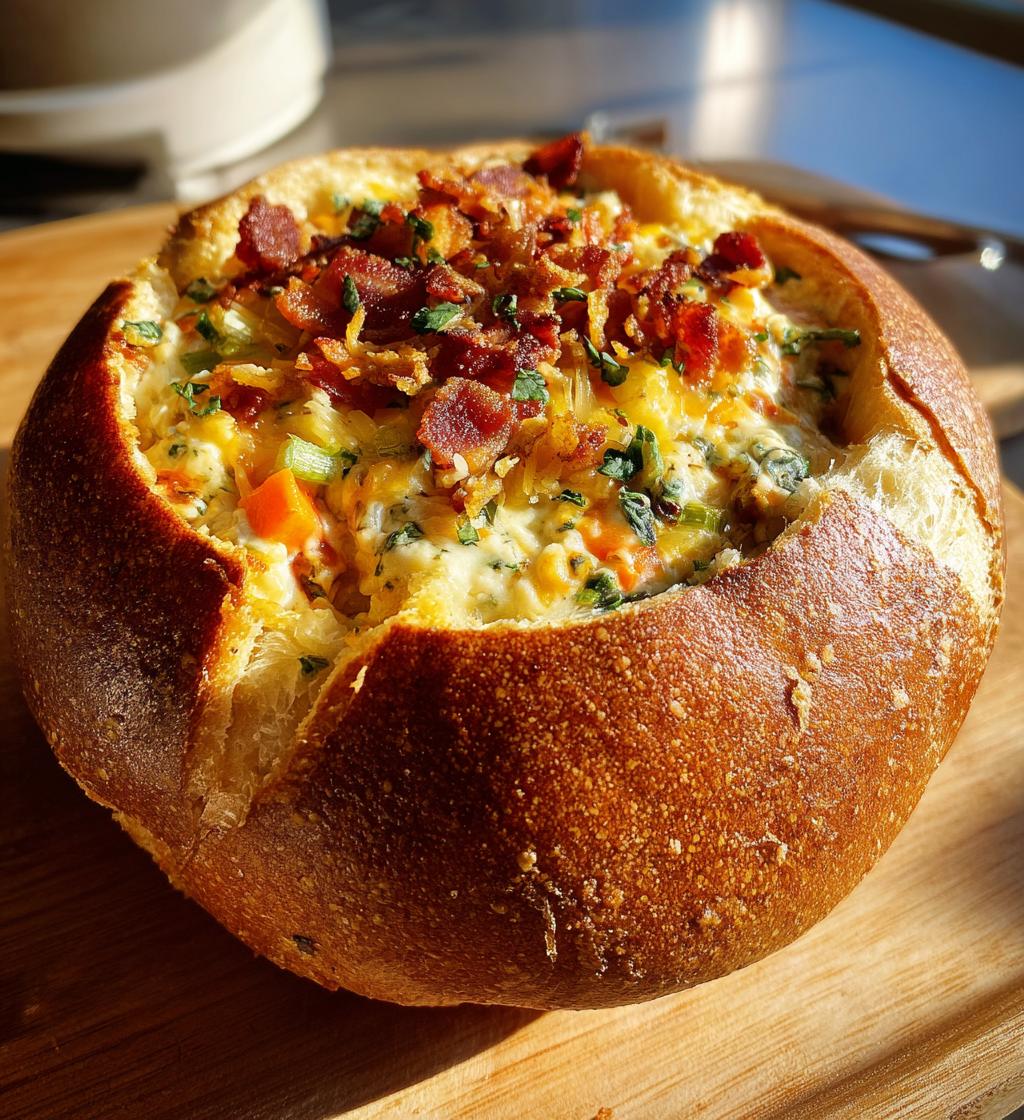 football bread bowl
