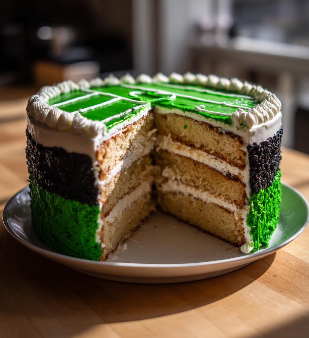 football cake for 1st birthday
