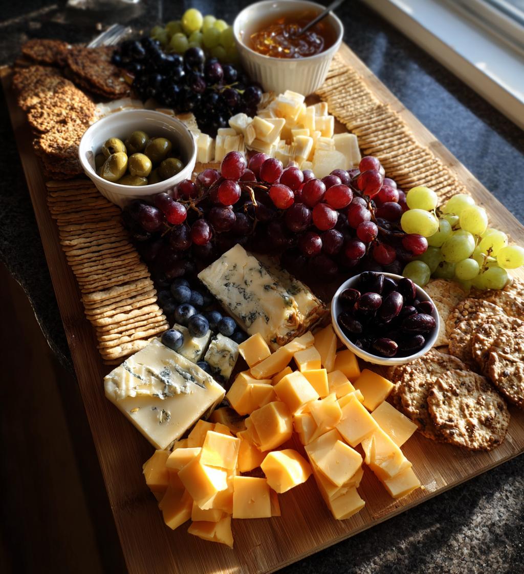 football cheese board