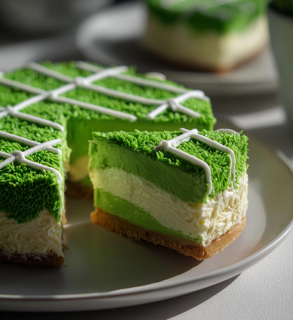 football cheesecake