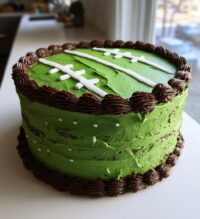football field birthday cake