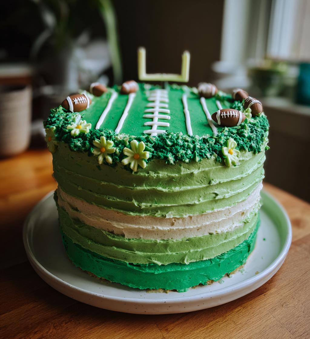 football field cake ideas