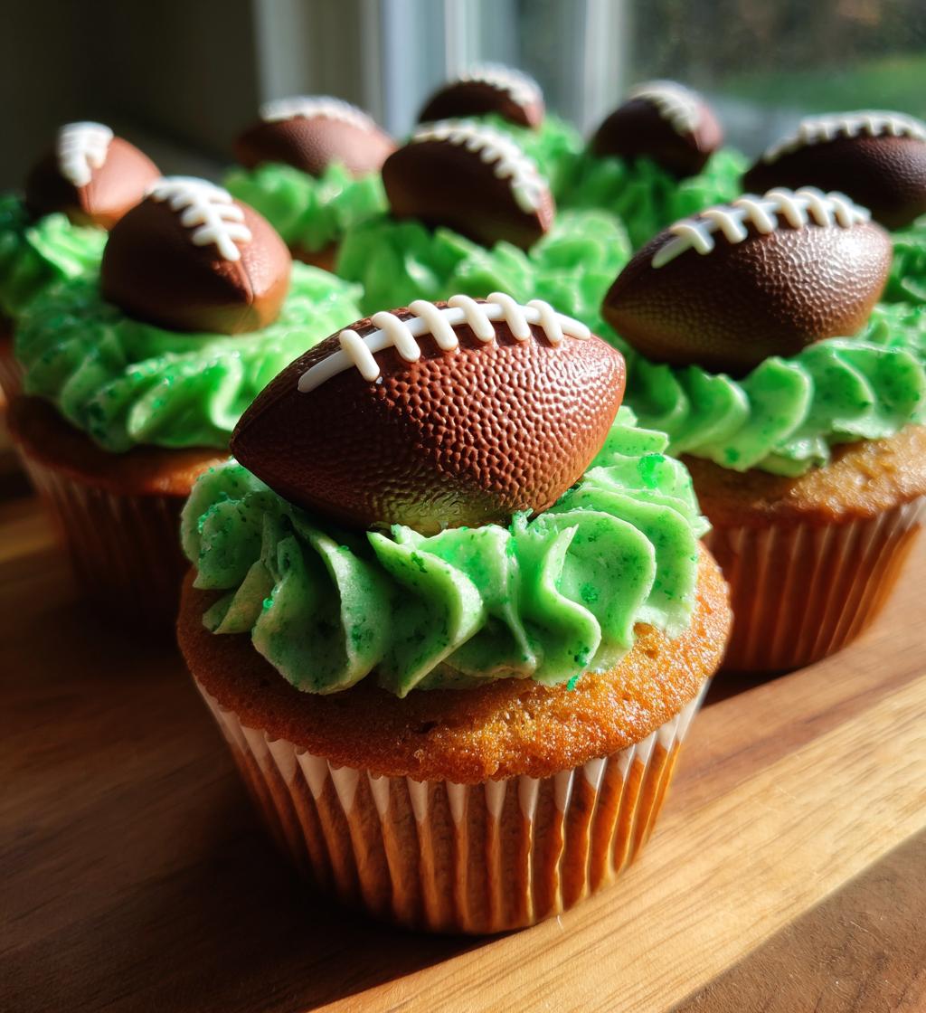 football field cupcakes