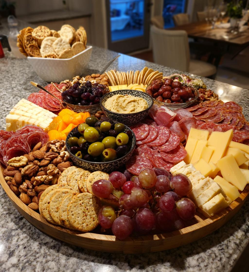 football game charcuterie board