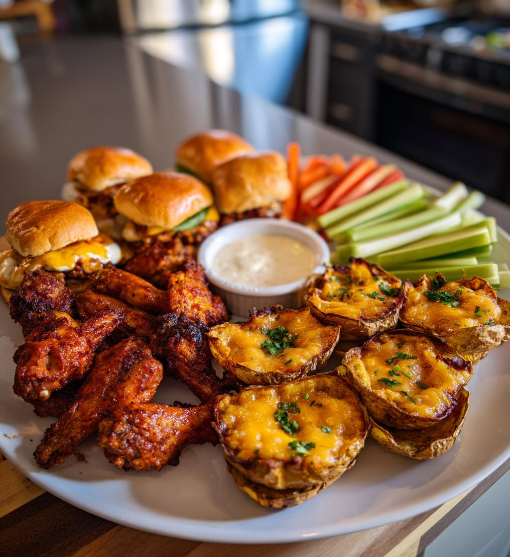 football game finger foods