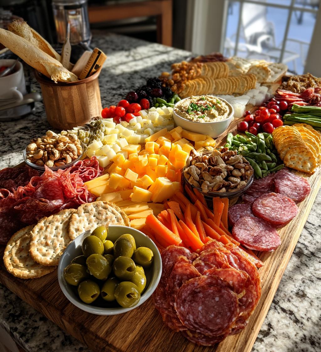 football grazing board