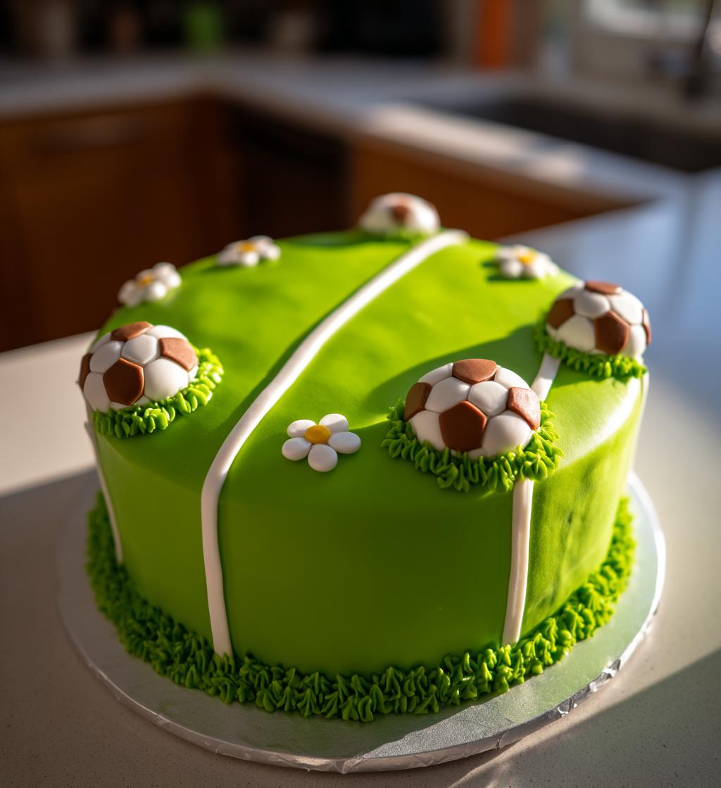 football inspired cake