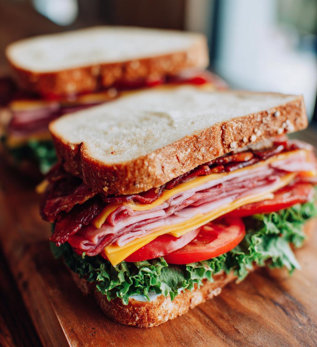 football sandwich ideas
