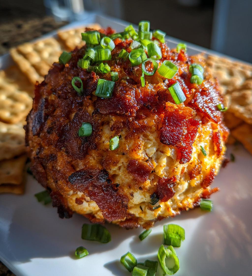 football shaped cheeseball