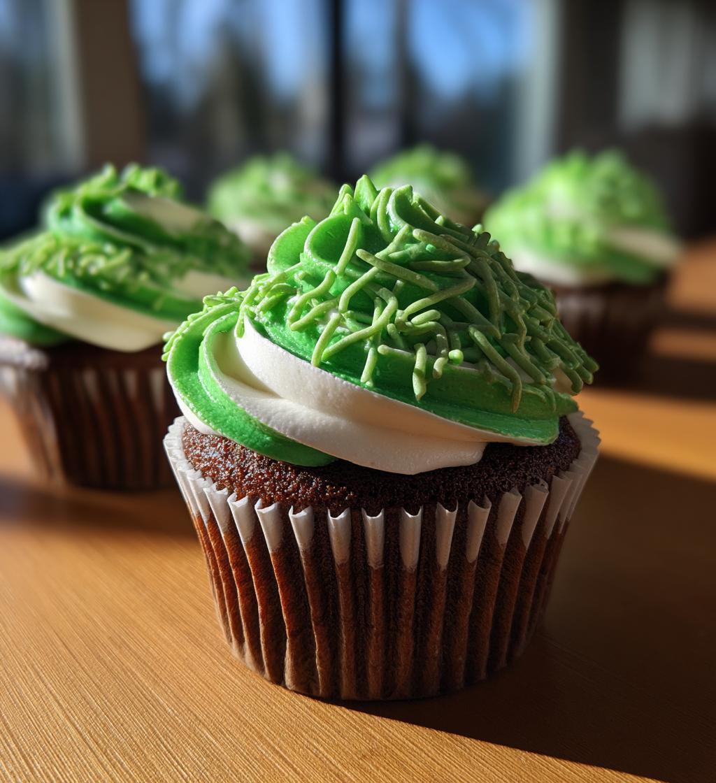 football shaped cupcakes