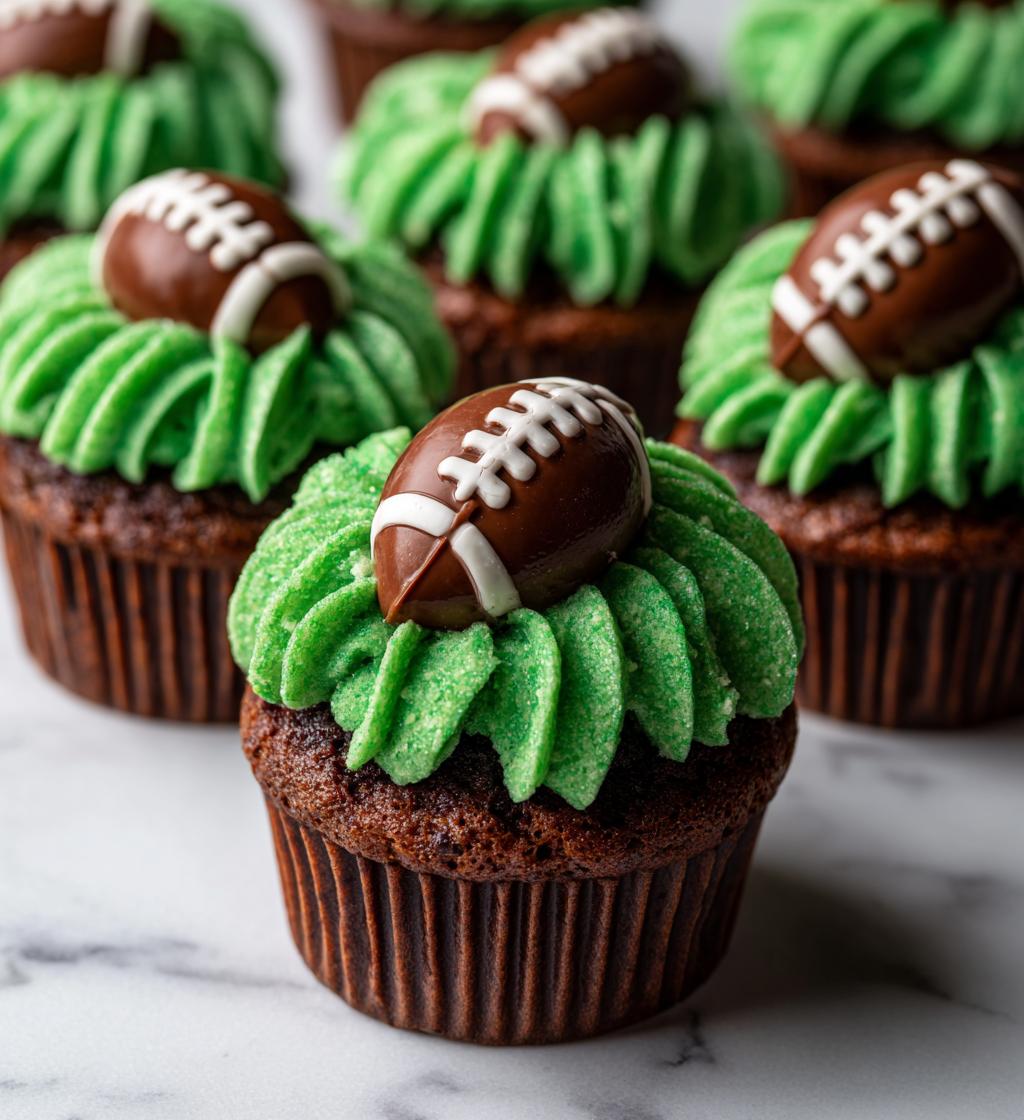 football stadium cupcakes
