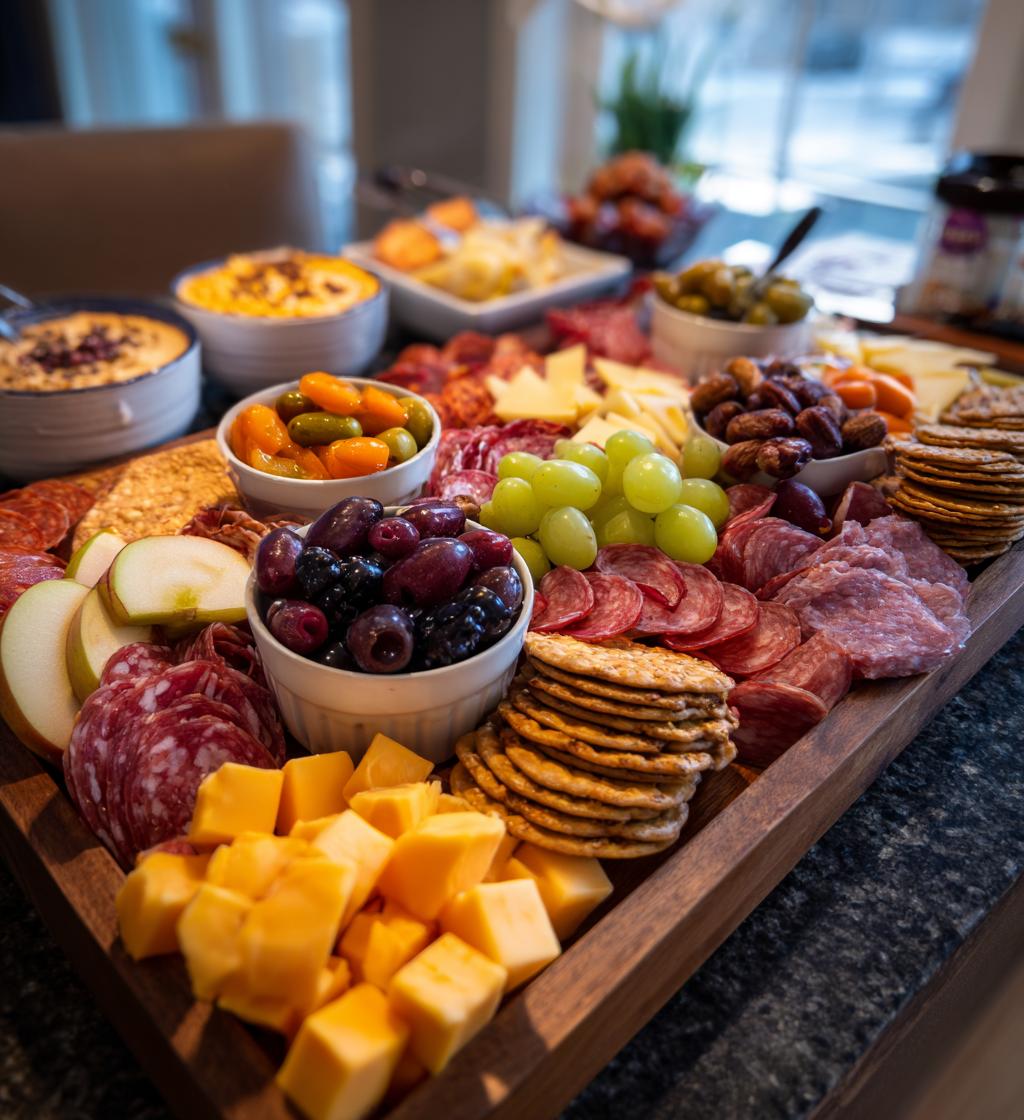 football sunday charcuterie board