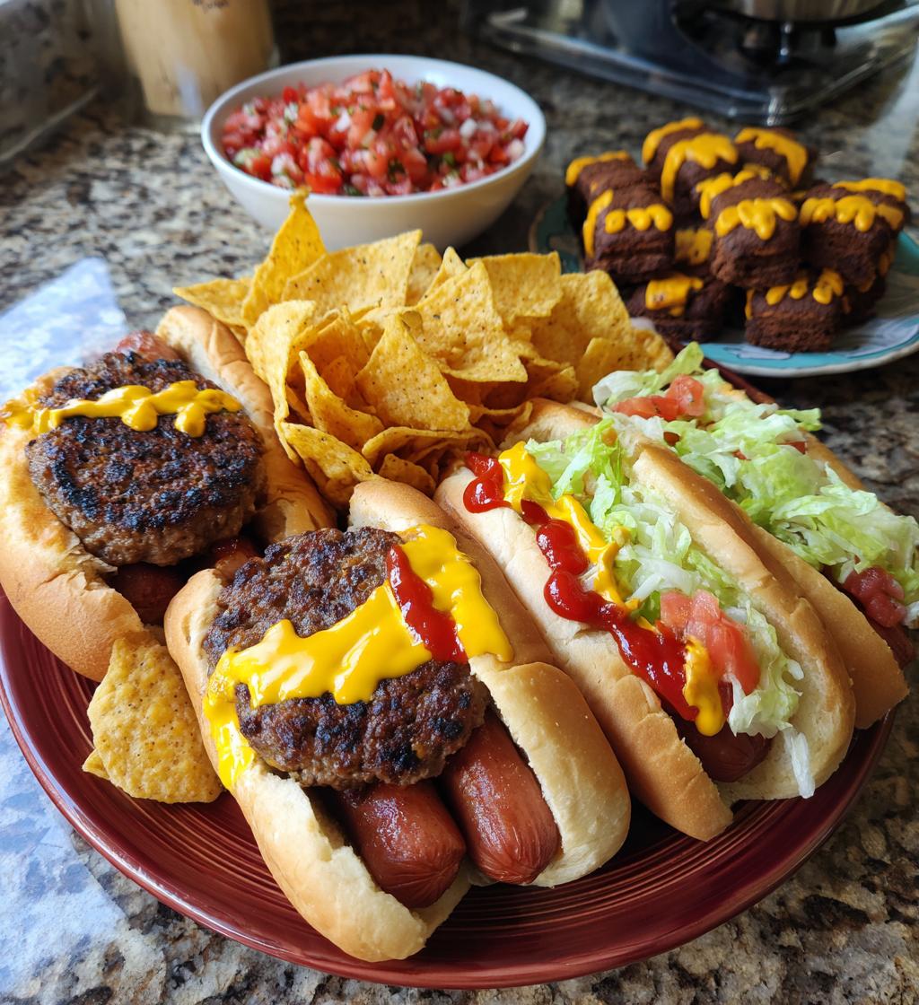 football theme party food