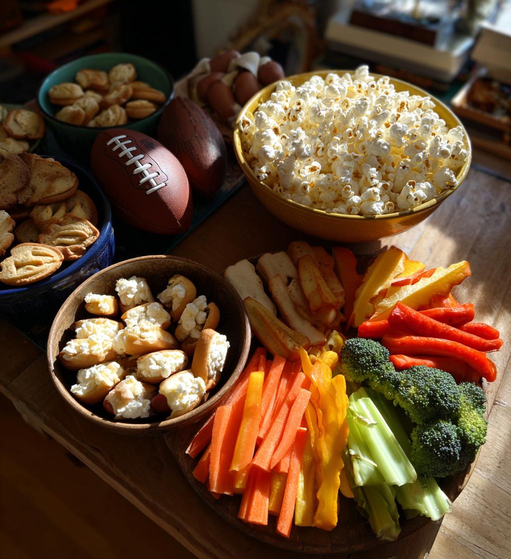 football themed birthday party food
