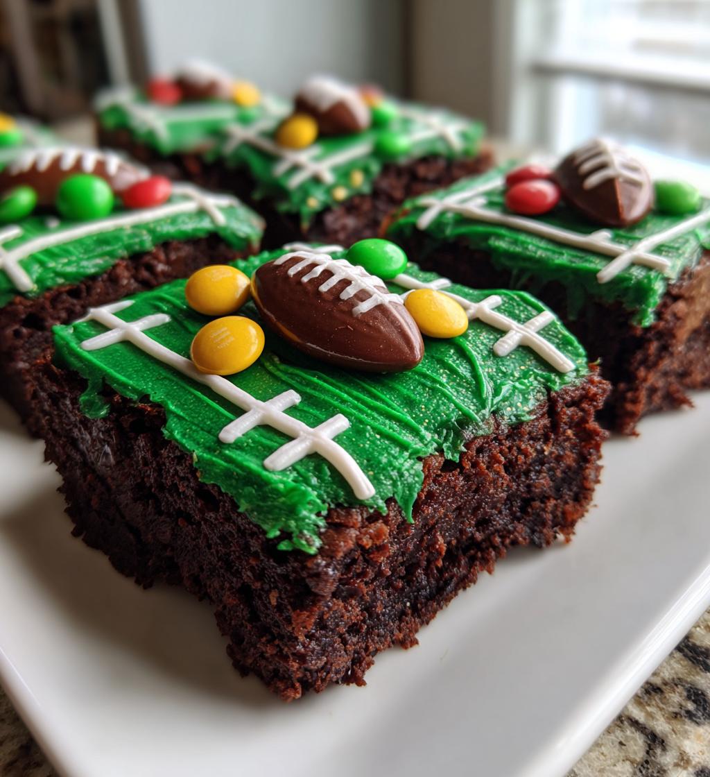 football themed desserts