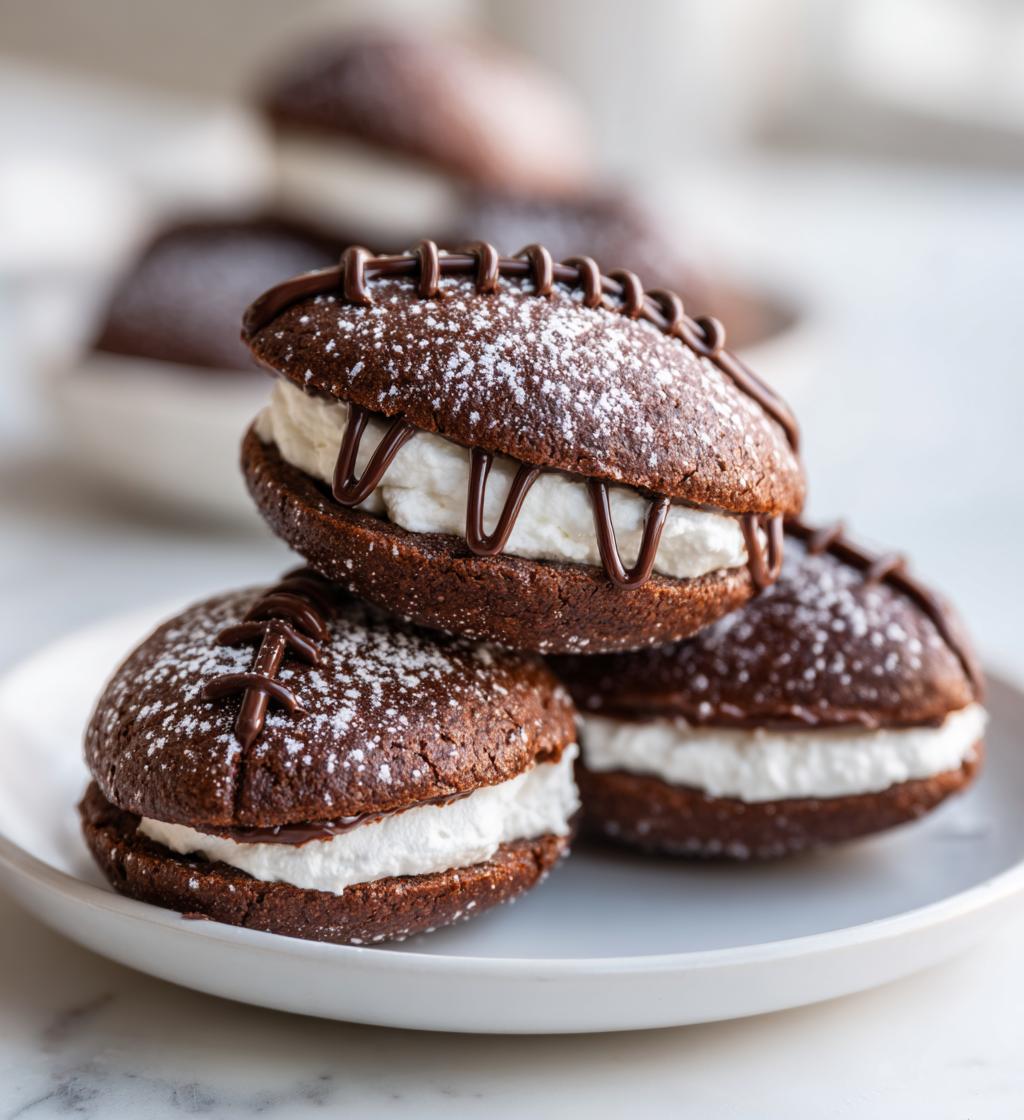 football whoopie pies