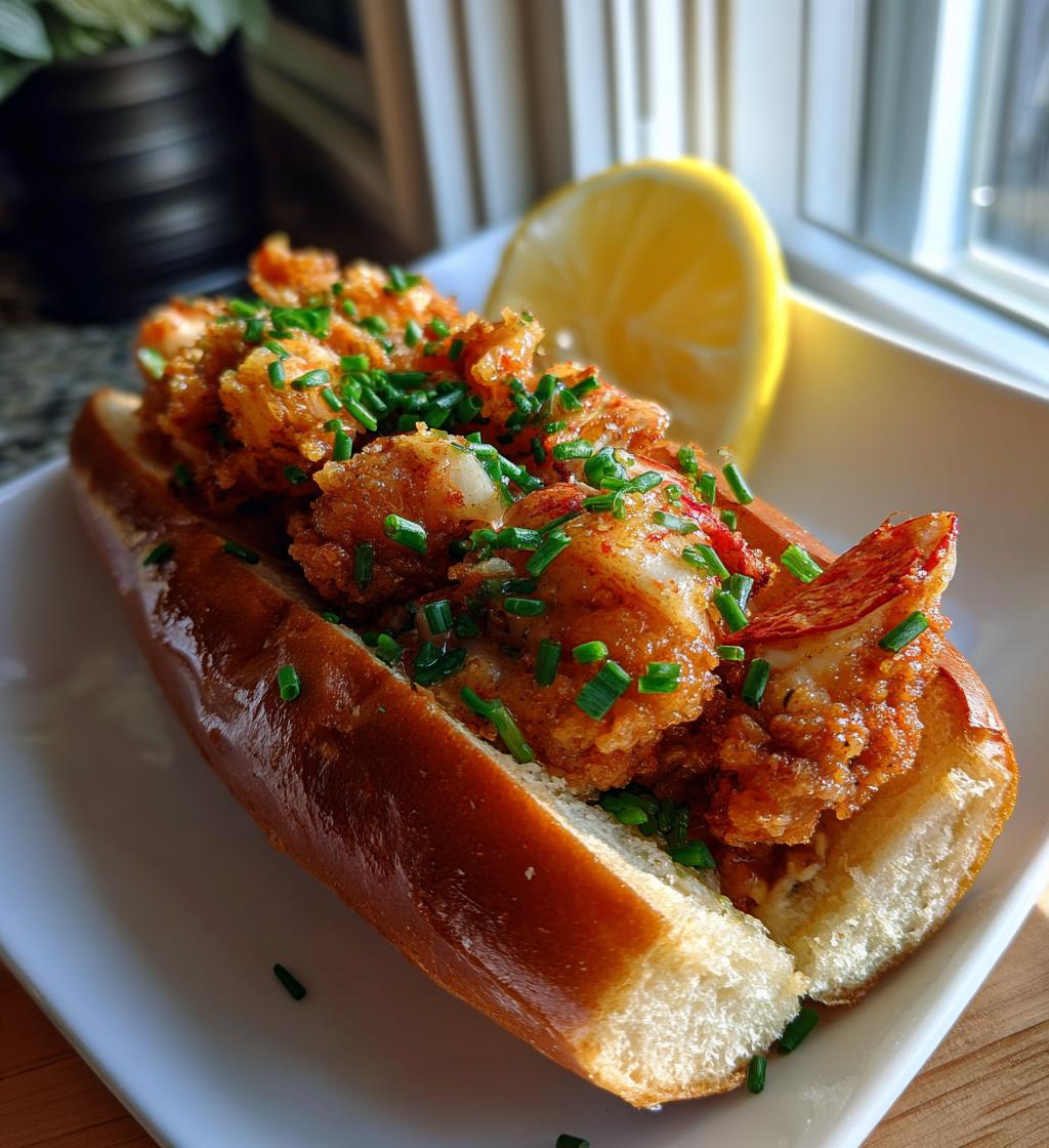 fried lobster roll