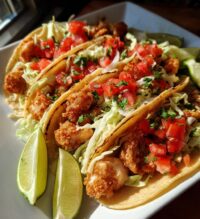 fried lobster tacos