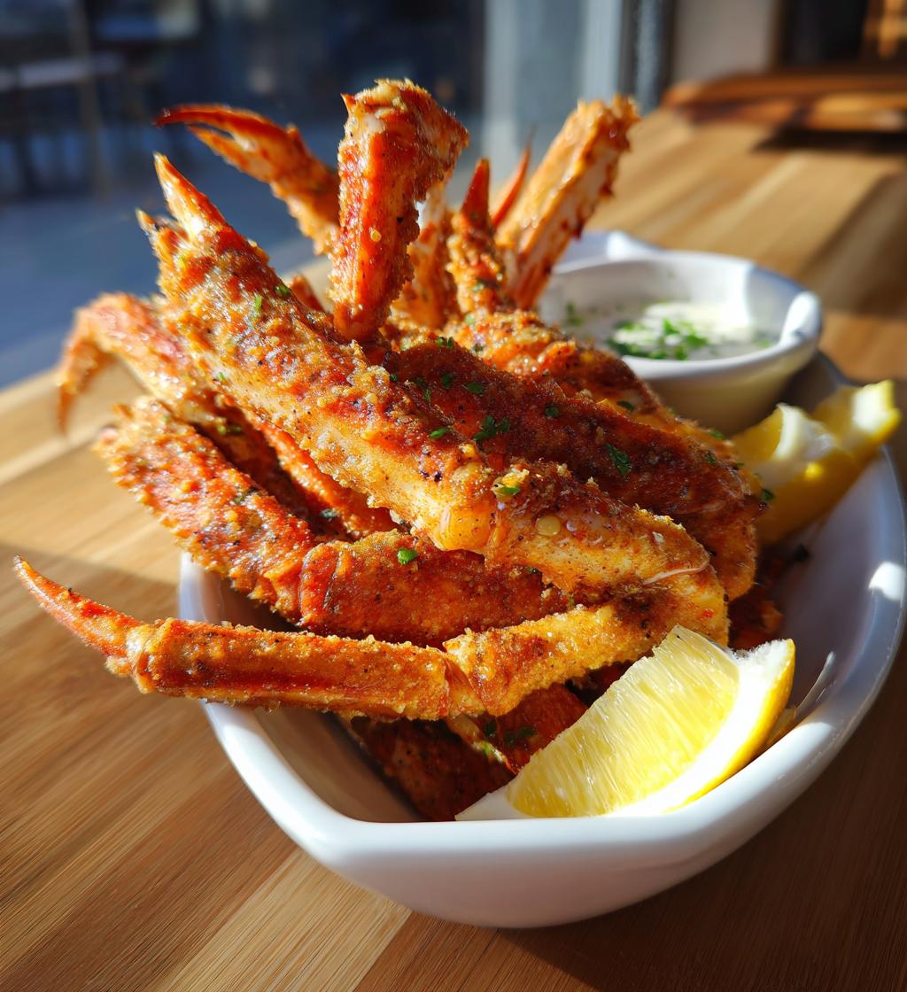 fried snow crab legs recipe