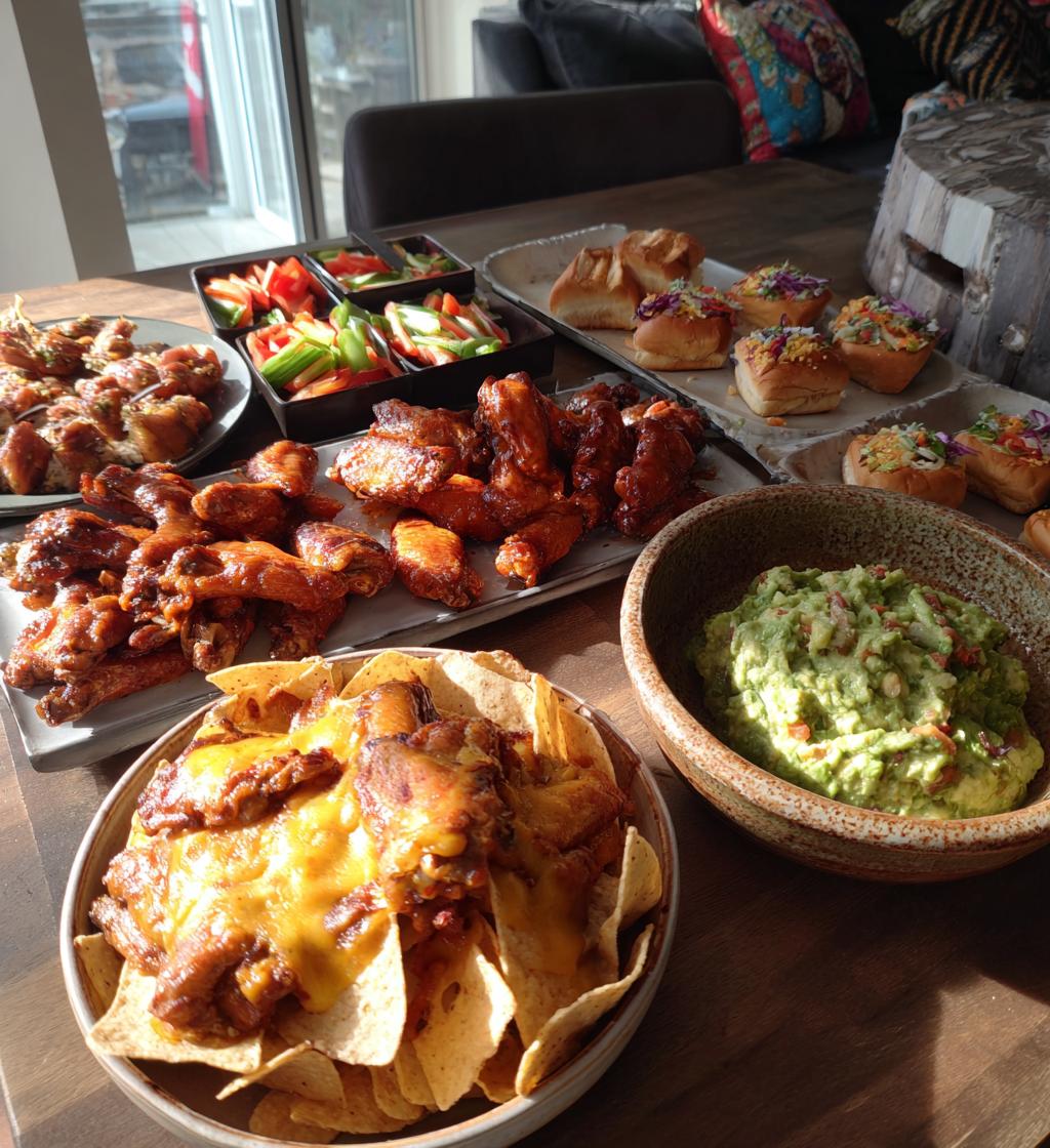 game day buffet