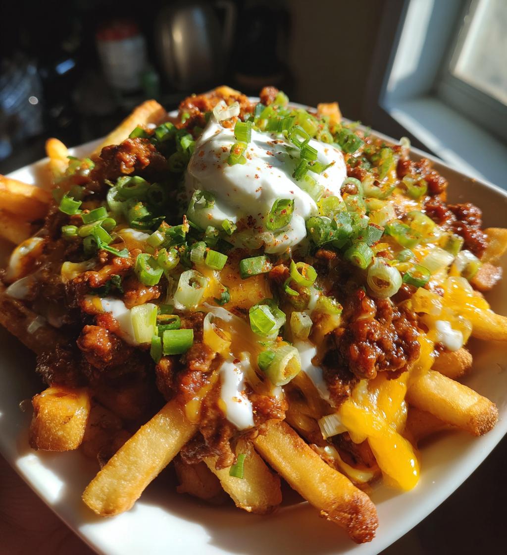 game day chili cheese fries