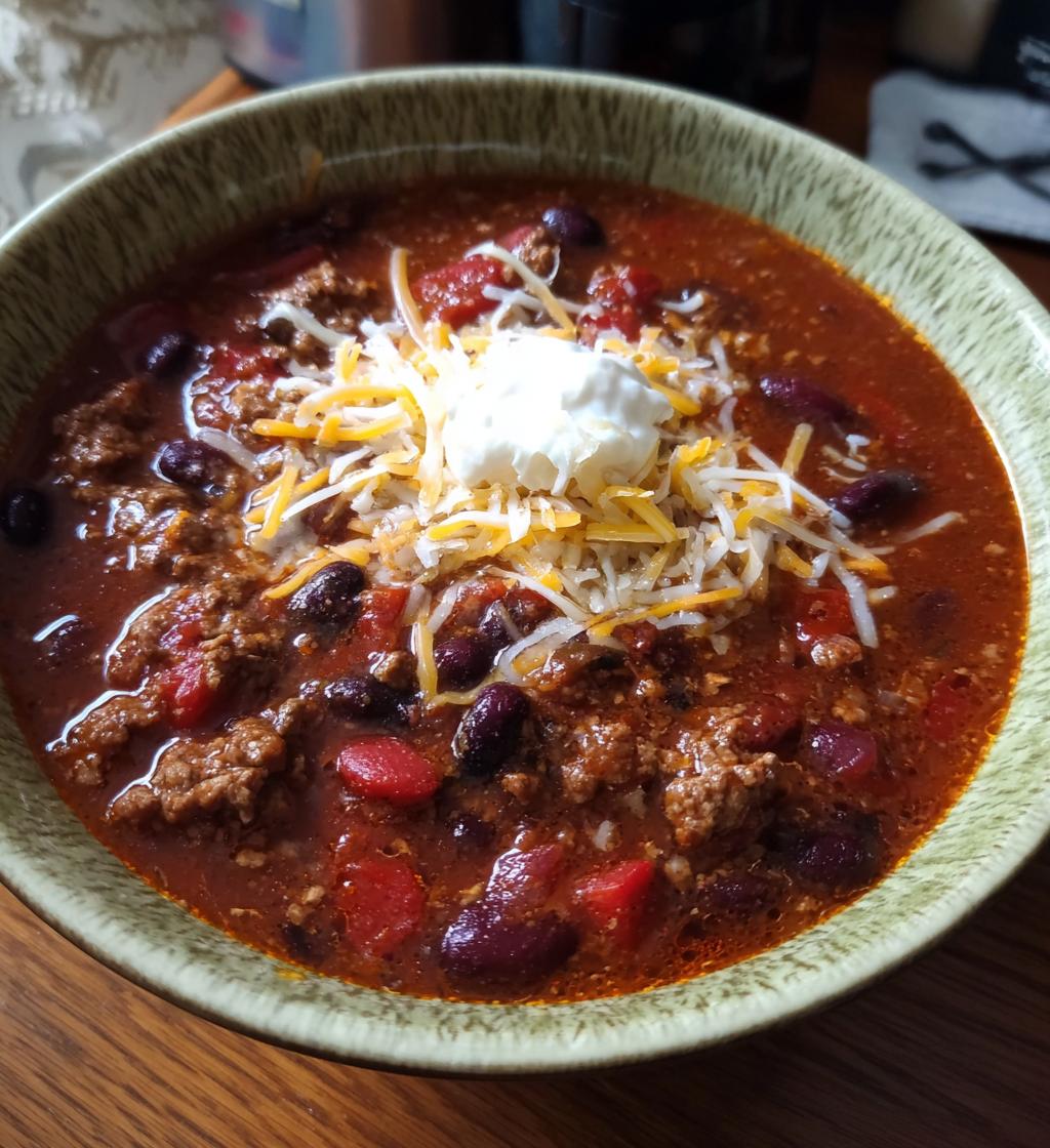 game day chili crockpot