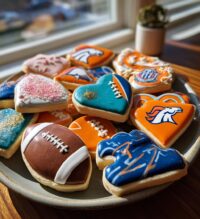game day cookies decorated