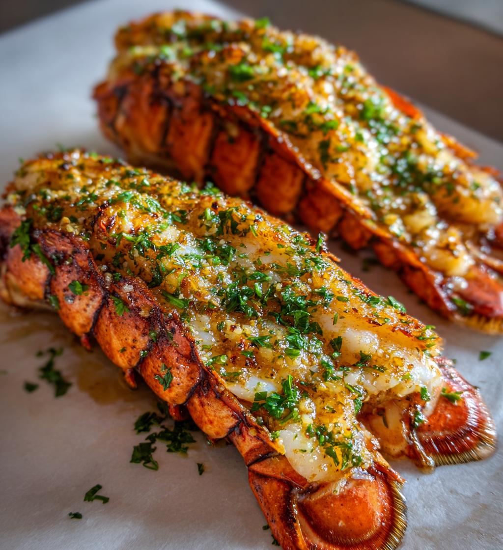 garlic butter lobster tail recipe