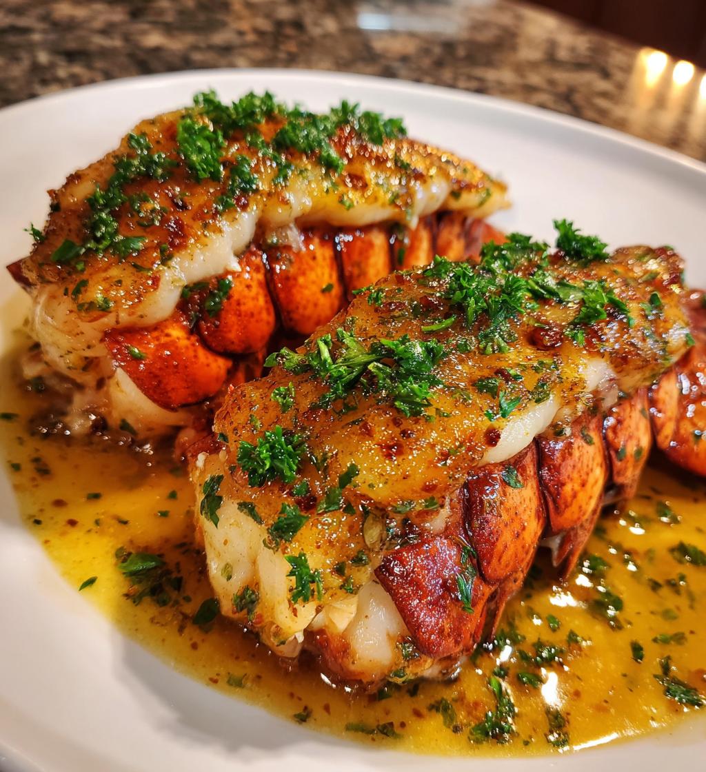 garlic butter lobster tails