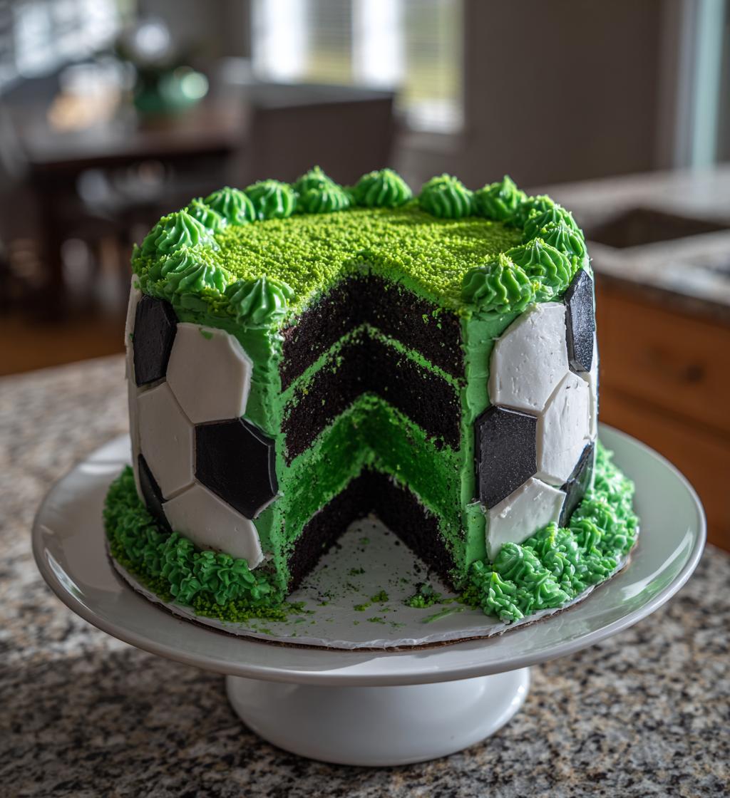 gateau football anniversaire