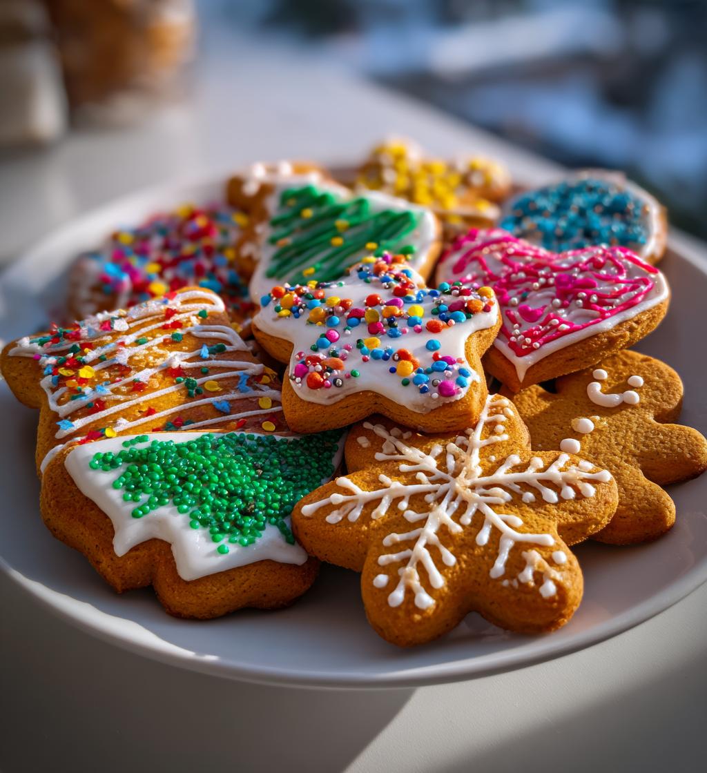 gingerbread cookies decorated ideas